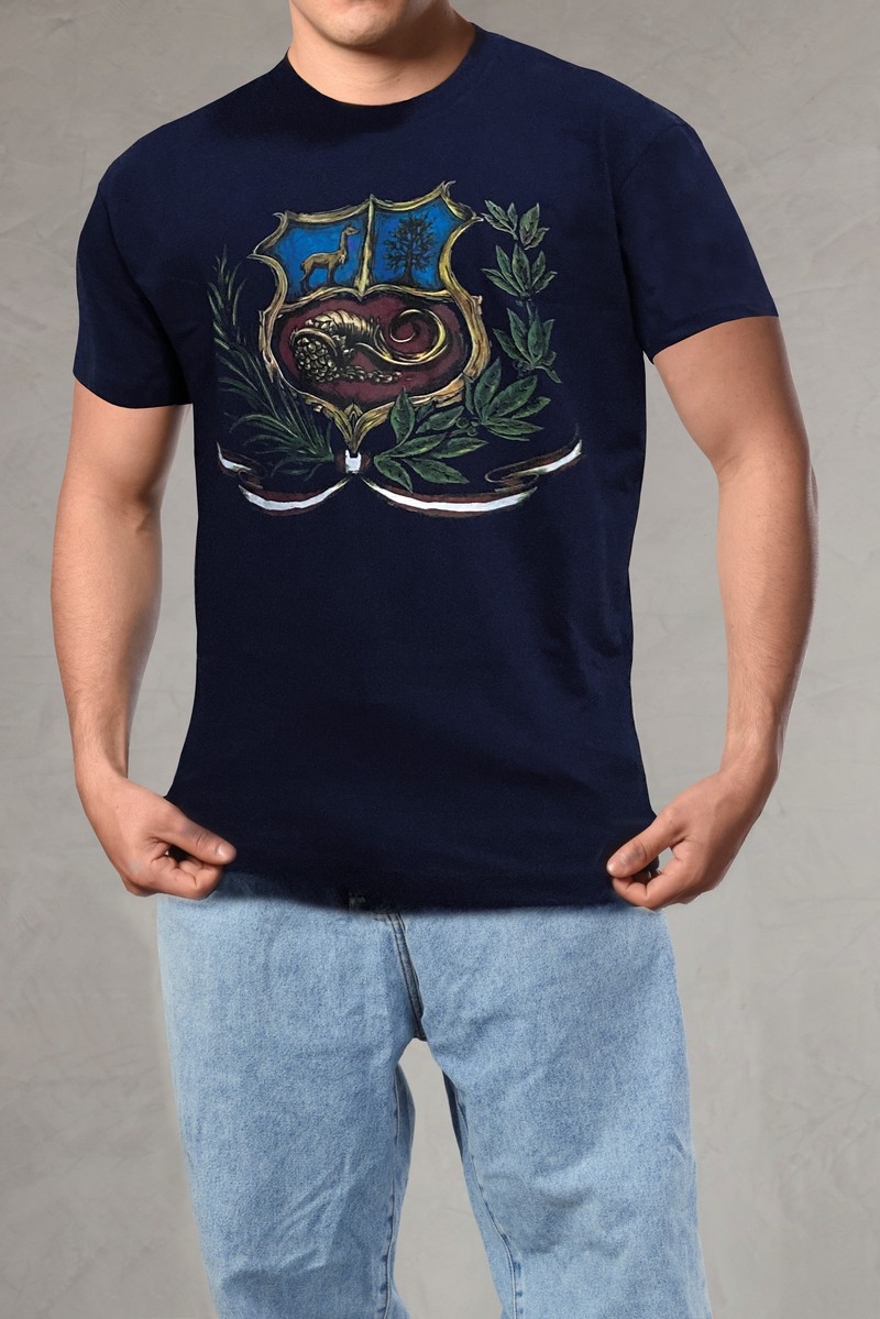 Polo Manga Corta Escudo Ilustrado